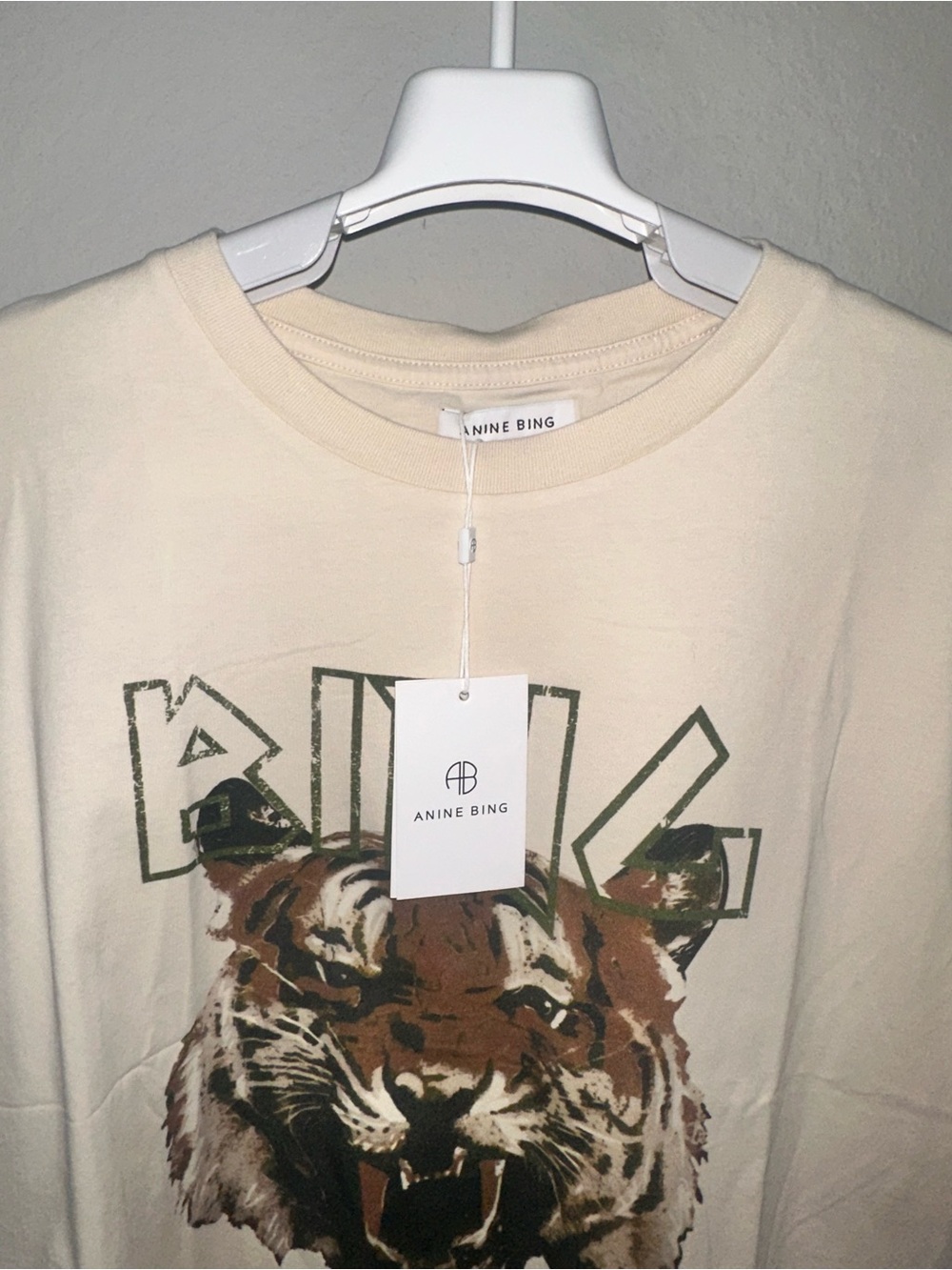 Anine Bing Tiger Tee Medium - Picture 6 of 9